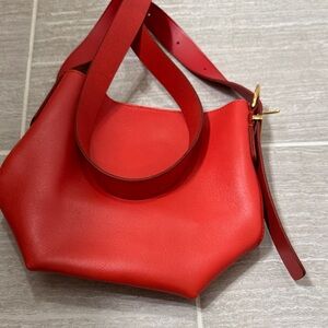 Madewell Red Women's Mini Bucket Bag
